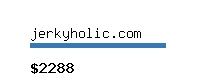 jerkyholic.com Website value calculator
