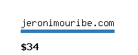 jeronimouribe.com Website value calculator
