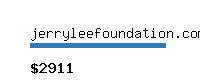 jerryleefoundation.com Website value calculator