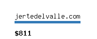 jertedelvalle.com Website value calculator