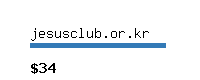 jesusclub.or.kr Website value calculator