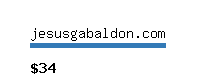 jesusgabaldon.com Website value calculator
