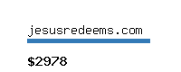 jesusredeems.com Website value calculator