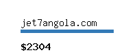 jet7angola.com Website value calculator