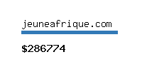 jeuneafrique.com Website value calculator