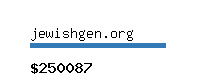 jewishgen.org Website value calculator