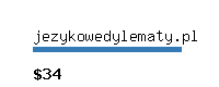 jezykowedylematy.pl Website value calculator