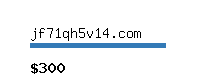 jf71qh5v14.com Website value calculator