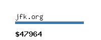 jfk.org Website value calculator