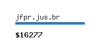 jfpr.jus.br Website value calculator