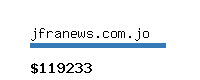 jfranews.com.jo Website value calculator