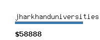 jharkhanduniversities.nic.in Website value calculator