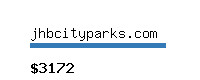 jhbcityparks.com Website value calculator
