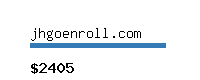 jhgoenroll.com Website value calculator