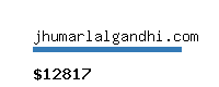 jhumarlalgandhi.com Website value calculator
