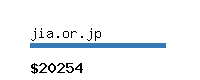 jia.or.jp Website value calculator