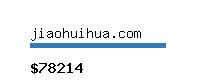 jiaohuihua.com Website value calculator