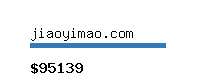 jiaoyimao.com Website value calculator