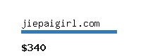 jiepaigirl.com Website value calculator