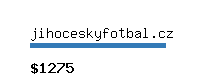 jihoceskyfotbal.cz Website value calculator