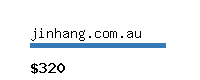 jinhang.com.au Website value calculator