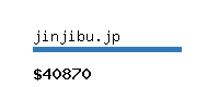 jinjibu.jp Website value calculator