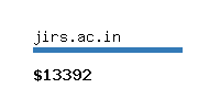 jirs.ac.in Website value calculator