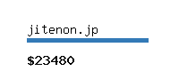 jitenon.jp Website value calculator