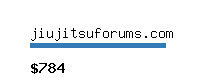 jiujitsuforums.com Website value calculator