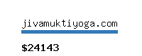 jivamuktiyoga.com Website value calculator