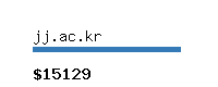 jj.ac.kr Website value calculator