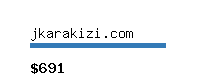 jkarakizi.com Website value calculator