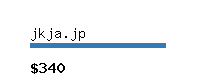 jkja.jp Website value calculator