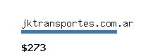 jktransportes.com.ar Website value calculator