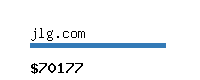 jlg.com Website value calculator