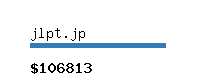 jlpt.jp Website value calculator