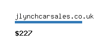 jlynchcarsales.co.uk Website value calculator