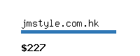 jmstyle.com.hk Website value calculator