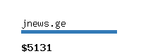 jnews.ge Website value calculator