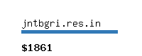 jntbgri.res.in Website value calculator