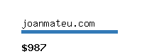 joanmateu.com Website value calculator