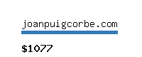 joanpuigcorbe.com Website value calculator