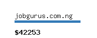 jobgurus.com.ng Website value calculator