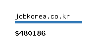 jobkorea.co.kr Website value calculator