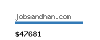 jobsandhan.com Website value calculator