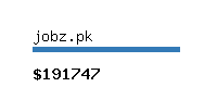 jobz.pk Website value calculator