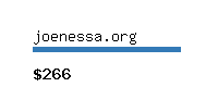 joenessa.org Website value calculator