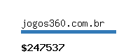 jogos360.com.br Website value calculator