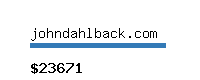 johndahlback.com Website value calculator