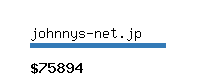 johnnys-net.jp Website value calculator